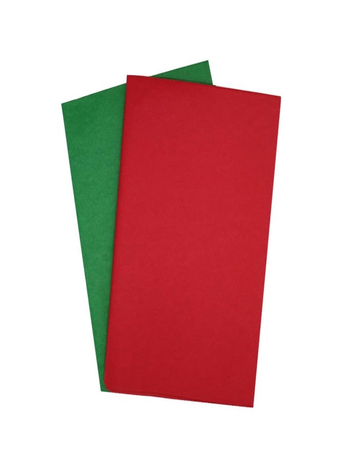 MORANTI Red Green Bulk Tissue Gift Wrapping Paper 30 Sheets 19.7 Inch x 27.5 Inch for Christmas Party Ugly Sweater Party Decoration - Image 1